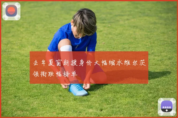 去年夏窗新援身价大幅缩水维尔茨领衔跌幅榜单
